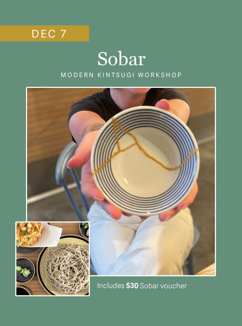 Modern Kintsugi Workshop | 3-Hour Experience (Sobar) | 12-7-25