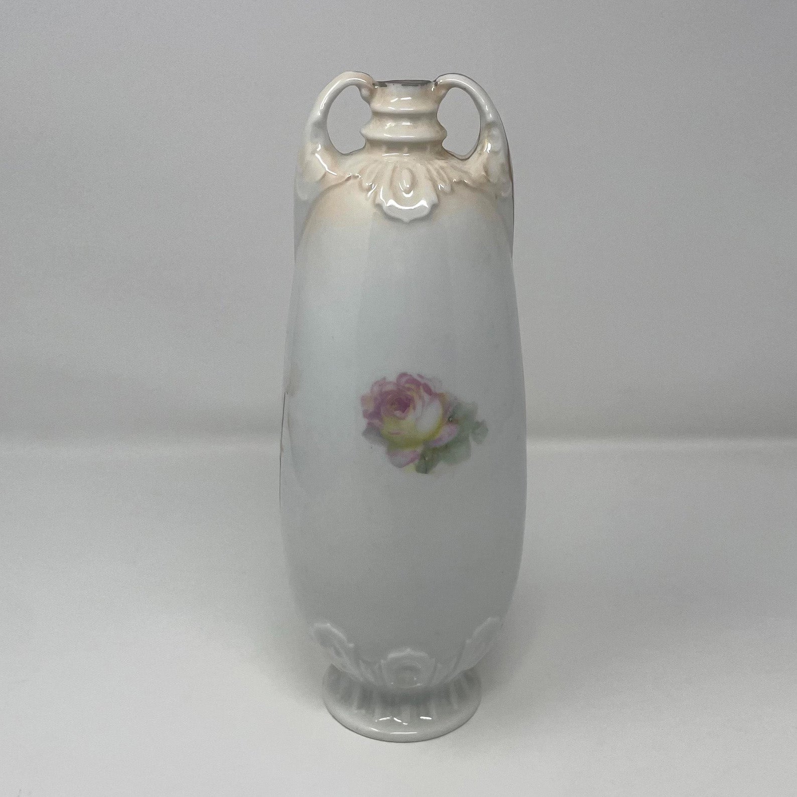 Kintsugi Vase – Antique Victoria Czechoslovakia Porcelain with 23k Gold Repair