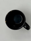 Rise & Shine – Vintage Kintsugi Mug in Black A One-of-a-kind | Repaired with Urushi Lacquer | 23k Gold Finish | Food Safe