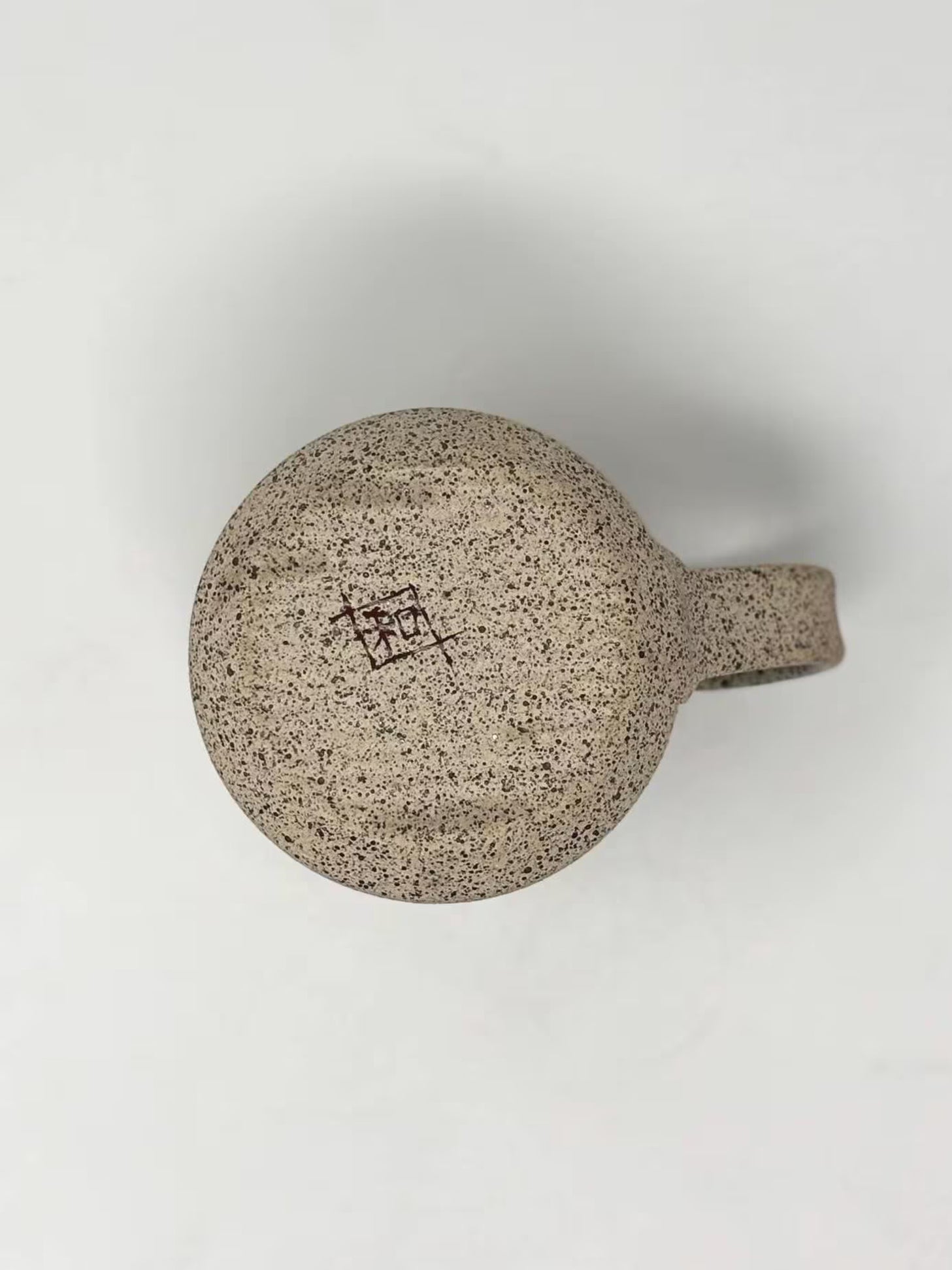 Rise & Shine Kintsugi Mug – Sandy Blue, Gray & Orange (Brass Finish, Food-Safe)