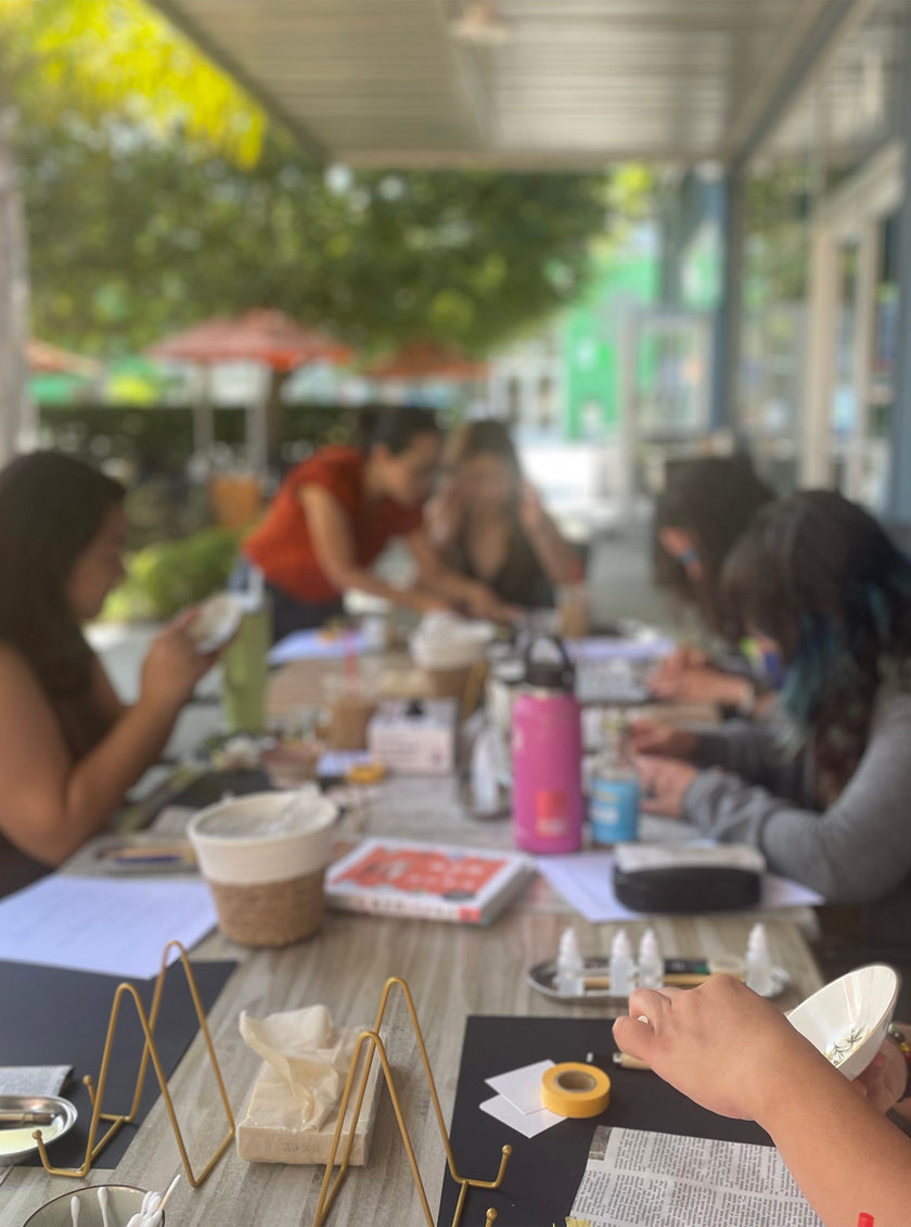 Modern Kintsugi FLOWER BOWL Workshop | 3-Hour Experience (Jackson Cafe) | 10-5-25