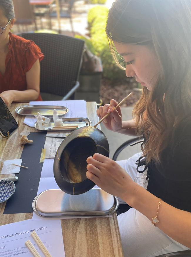 Modern Kintsugi FLOWER BOWL Workshop | 3-Hour Experience (Jackson Cafe)