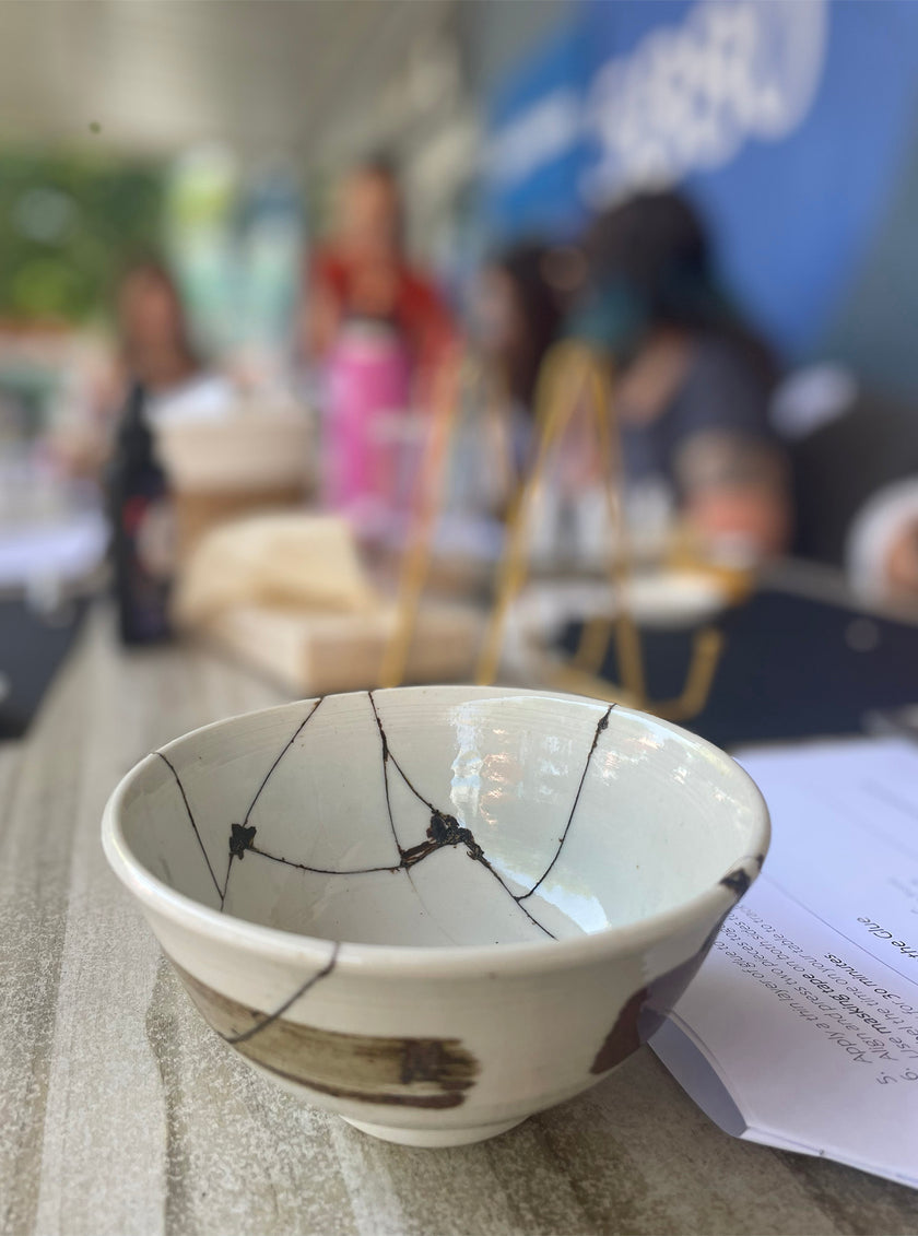Modern Kintsugi FLOWER BOWL Workshop | 3-Hour Experience (Jackson Cafe) | 10-5-25