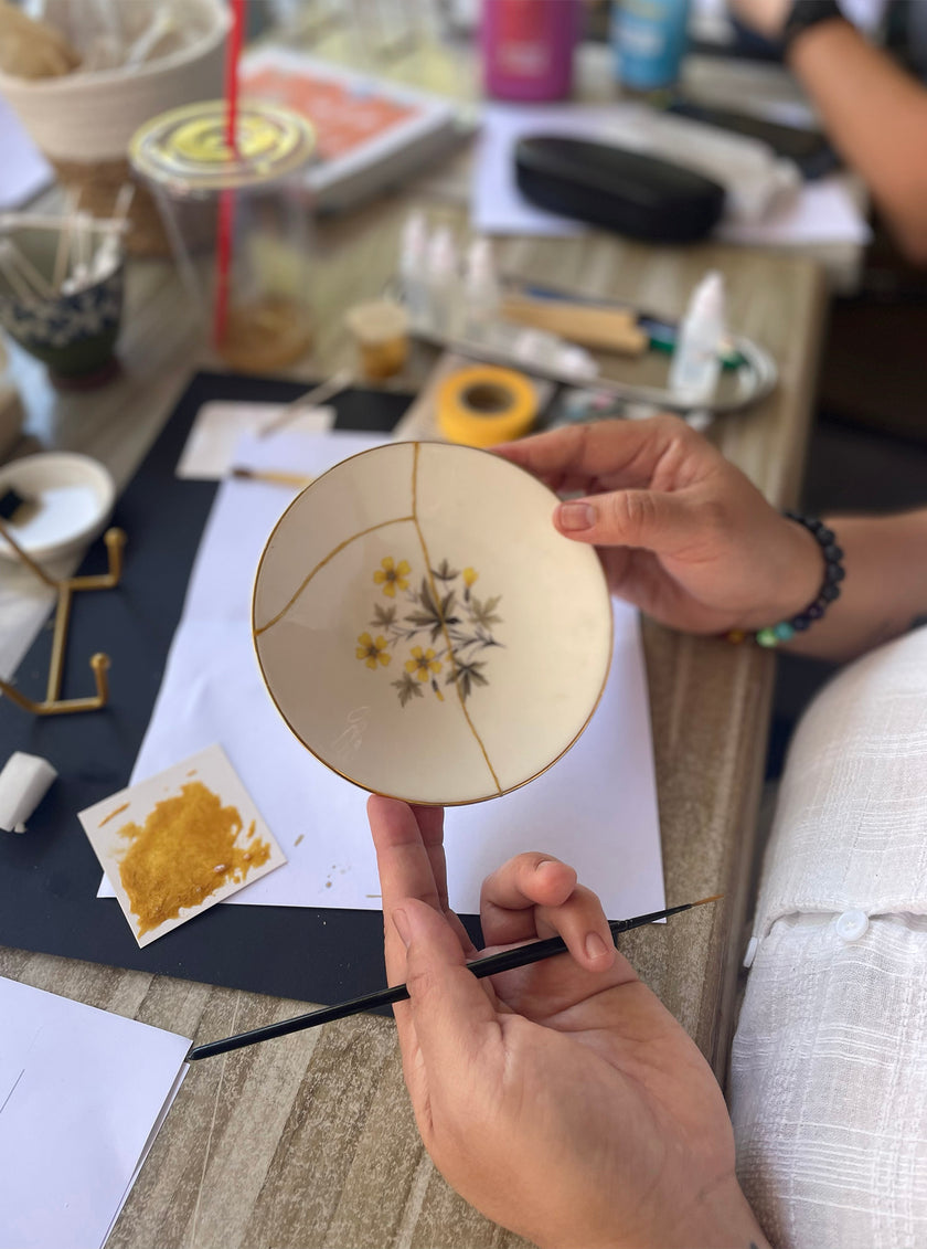 Modern Kintsugi Workshop | Lunch Included | 3-Hour Experience (Sunny Blue) | 9-27-25