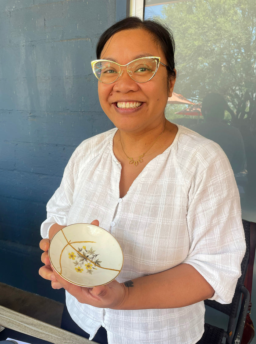 Modern Kintsugi Workshop | Lunch Included | 3-Hour Experience (Sunny Blue) | 9-27-25