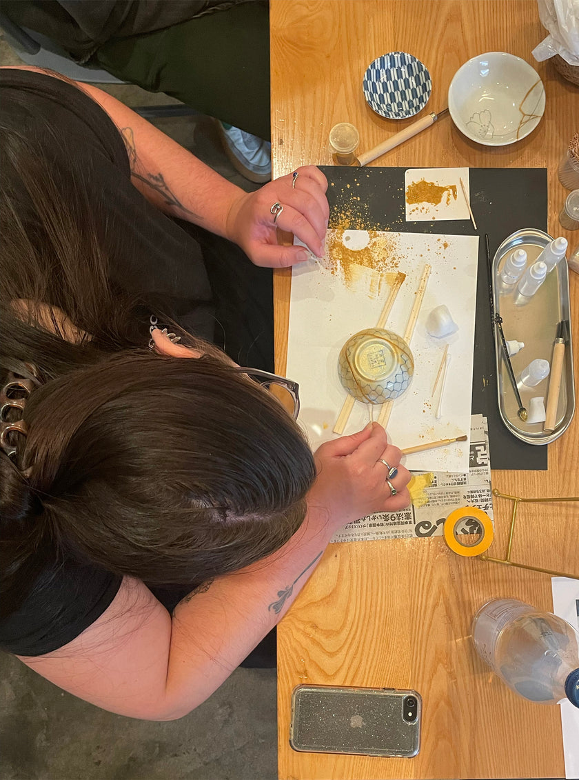Modern Kintsugi Workshop | Lunch Included | 3-Hour Experience (Sunny Blue) | 9-27-25