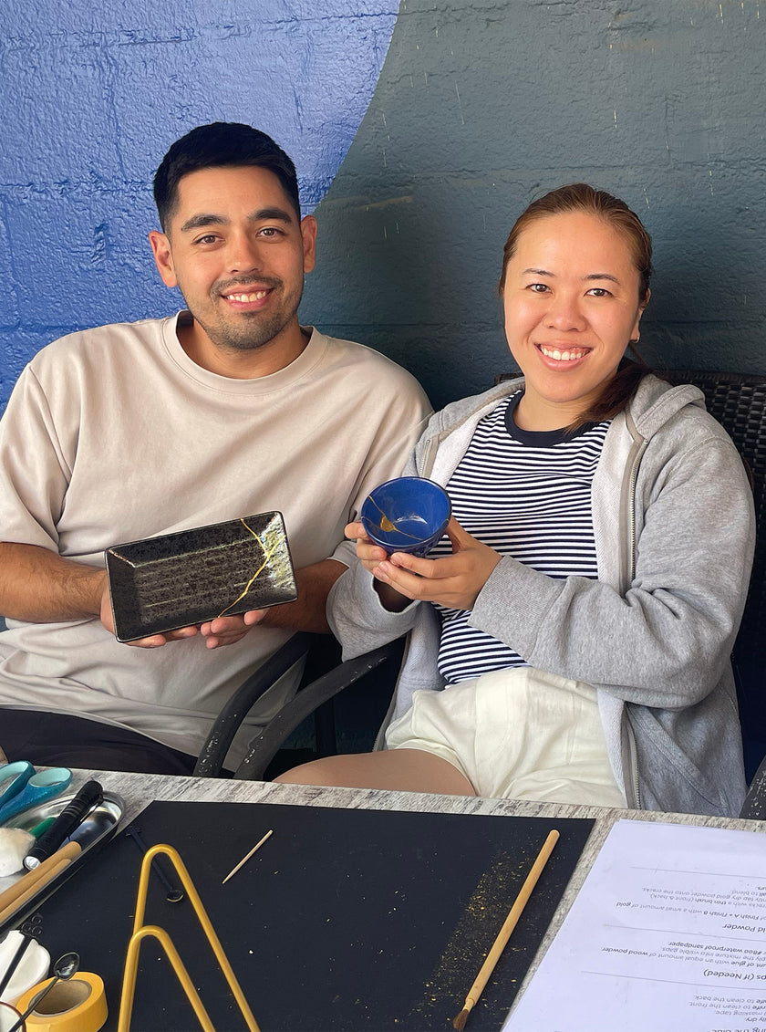 Modern Kintsugi Workshop | Lunch Included | 3-Hour Experience (Sunny Blue) | 9-27-25