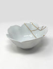 Lotus Bowl – Japanese Ceramic with 23K Gold Repair