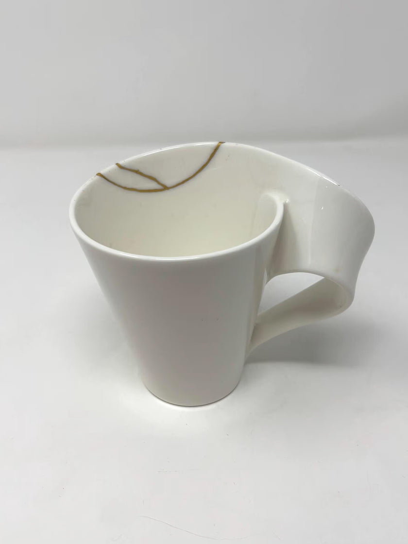 Rise + Shine Collection — Authentic Kintsugi Mug Vintage Villeroy & Boch | Made in Germany | 23k Gold Finish