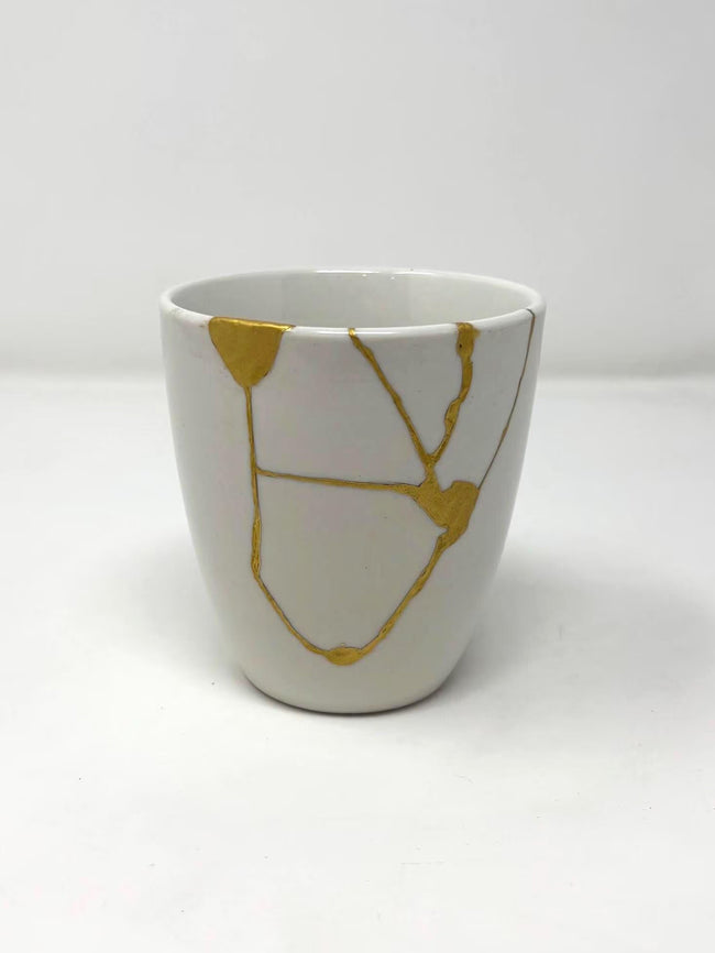 Rise + Shine Collection — Authentic Kintsugi Mug | Vintage Thomson Pottery Mug A | Made in USA | 23k Gold Finish (Copy)