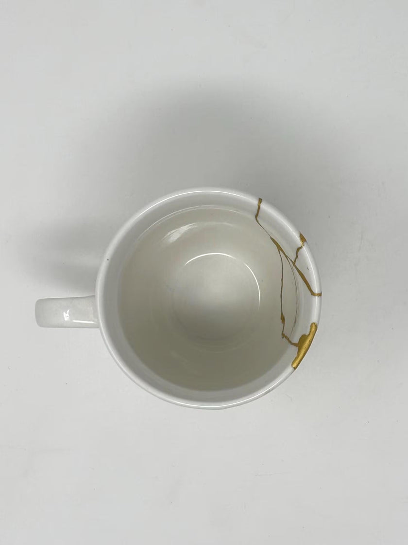 Rise + Shine Collection — Authentic Kintsugi Mug | Vintage Thomson Pottery Mug A | Made in USA | 23k Gold Finish (Copy)