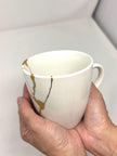 Rise + Shine Collection — Authentic Kintsugi Mug | Vintage Thomson Pottery Mug A | Made in USA | 23k Gold Finish (Copy)