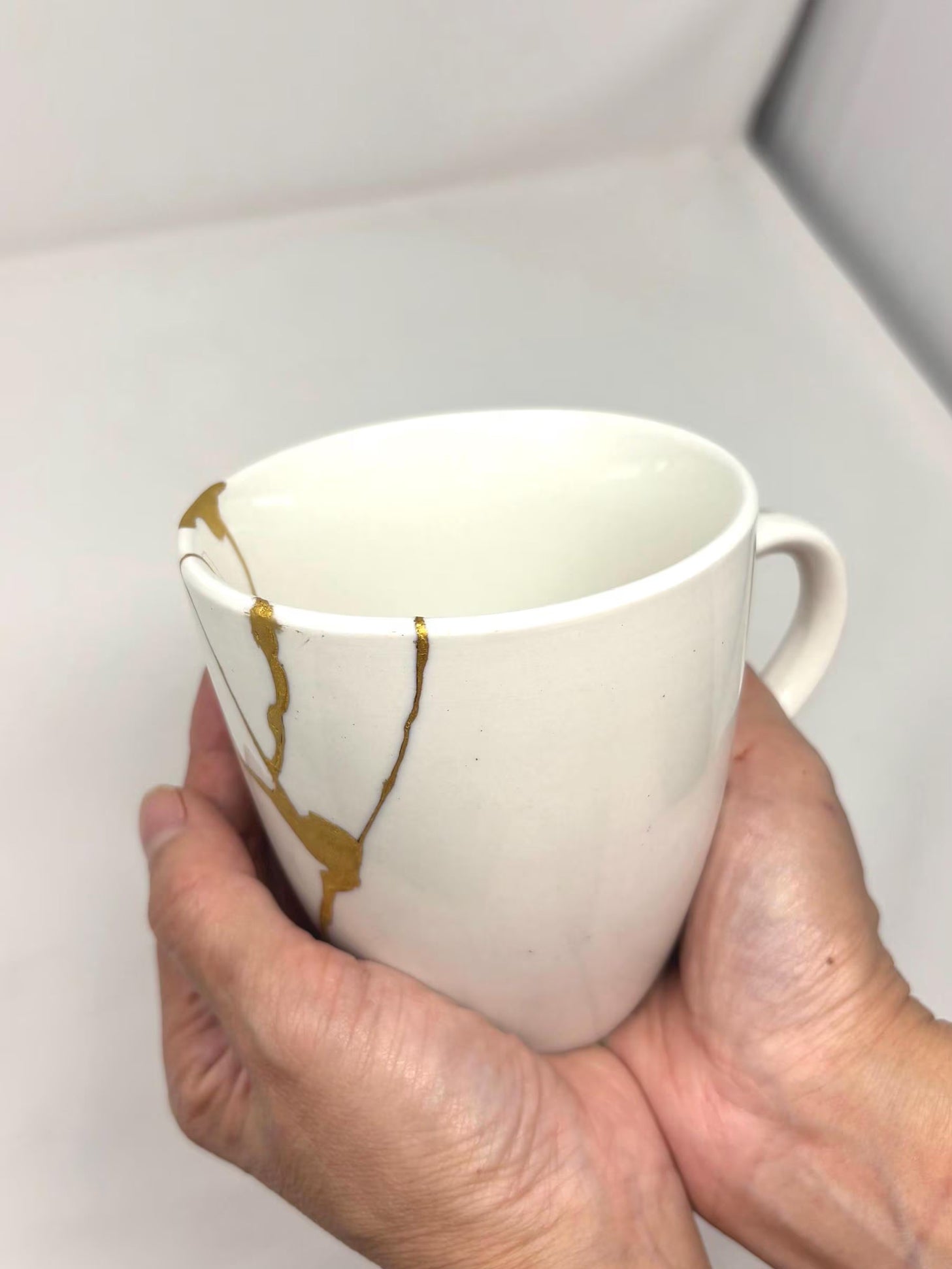 Rise + Shine Collection — Authentic Kintsugi Mug | Vintage Thomson Pottery Mug A | Made in USA | 23k Gold Finish (Copy)