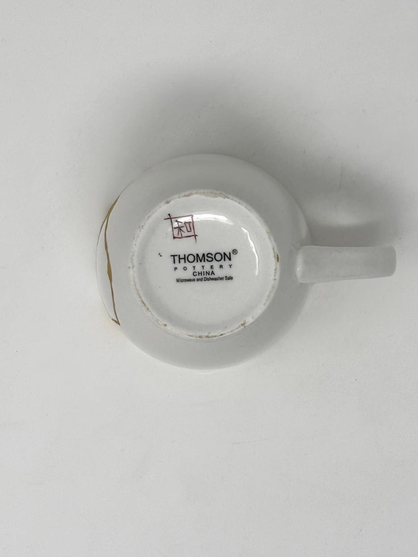 Rise + Shine Collection — Authentic Kintsugi Mug | Vintage Thomson Pottery Mug A | Made in USA | 23k Gold Finish (Copy)