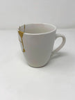 Rise + Shine Collection — Authentic Kintsugi Mug | Vintage Thomson Pottery Mug B | Made in USA | 23k Gold Finish