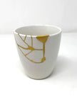 Rise + Shine Collection — Authentic Kintsugi Mug | Vintage Thomson Pottery Mug B | Made in USA | 23k Gold Finish
